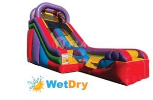 18Ft Wacky Water Slide